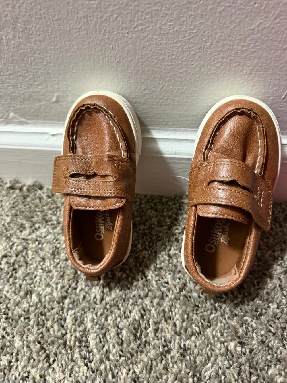 OshKosh B'gosh Toddler Brown Slip-On Dress Shoes